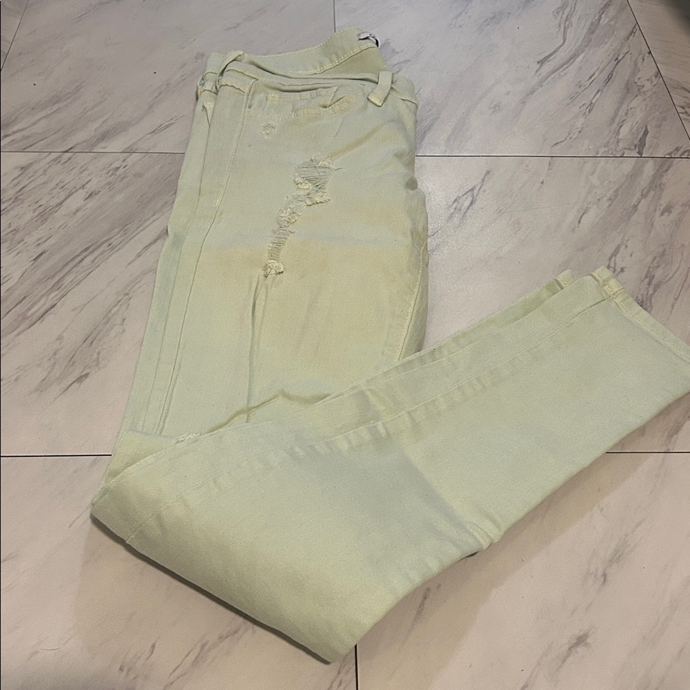 Flying Monkey Mint Straight Leg Jeans - Picture 2 of 7